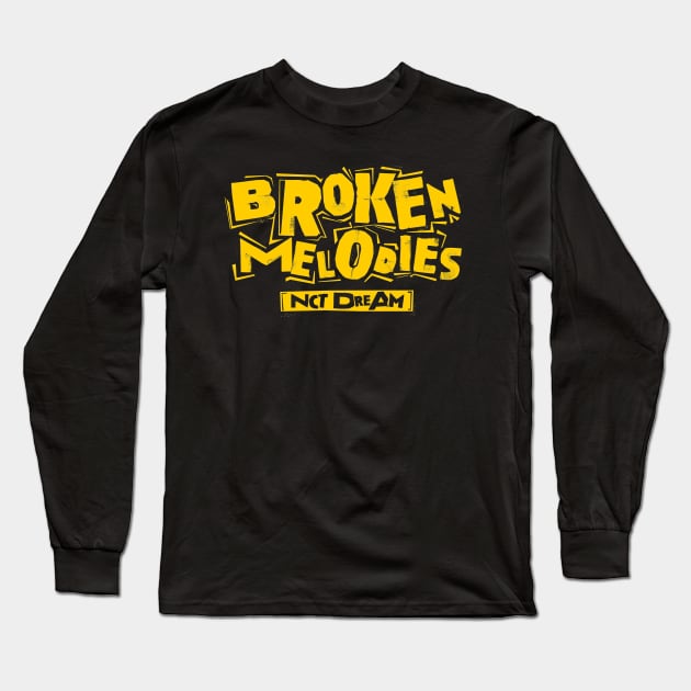 Broken Melodies - NCT DREAM X JVKE Long Sleeve T-Shirt by toskaworks
